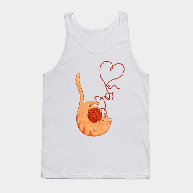 There's no cat without skein Tank Top by lauraargh